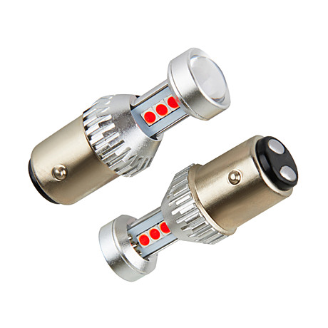 Светодиодная лампа с цоколем 1157 BAU15S-3030-8SMD Canbus RED