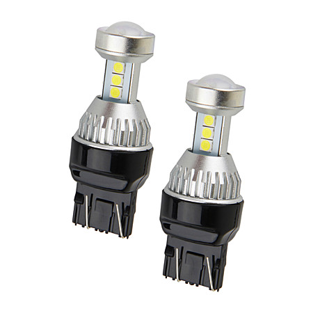 Светодиодная лампа с цоколем 7443-W27/5W-8SMD Canbus White 12-24V 