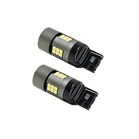 Светодиодная лампа с цоколем 7440-W27W-30SMD A-30SMD Canbus White 12-24V