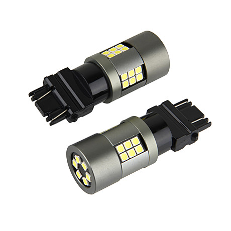 Светодиодная лампа с цоколем S25-P27/7W-3157 A-30SMD Canbus White 12-24V